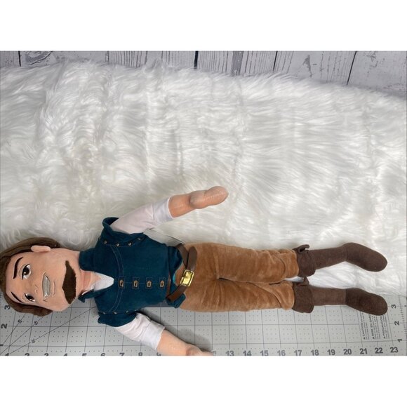 Tangled Flynn Rider Plush Doll Disney Store Rapunzel Prince Stuffed 20in - Picture 3 of 4
